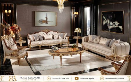 Model Sofa Ukir Mewah Kayu Jati Jepara Luxury Series