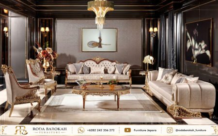 Model Sofa Ukir Mewah Kayu Jati Jepara Luxury Series
