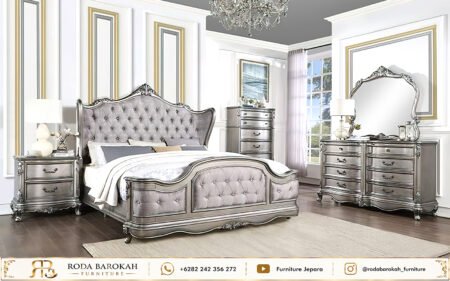 Model Tempat Tidur Mewah Ukiran Jepara Hollywood Glam Series