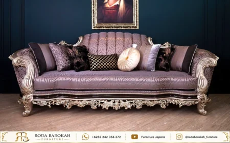Set Kursi Sofa Tamu Ukiran Mewah Jepara Luxury Edition
