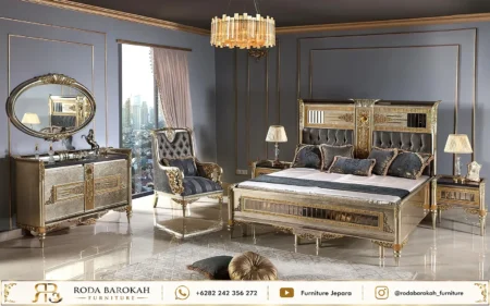 Best Set Kamar Tidur Mewah Jepara Style Neo Classic