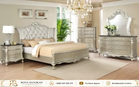 Inspirasi Ruang Tidur Sultan Mewah Ukiran Jepara Silver