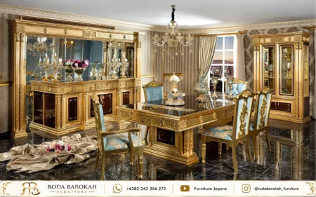 Set Meja Makan Mewah Jepara Style Imperial Classical