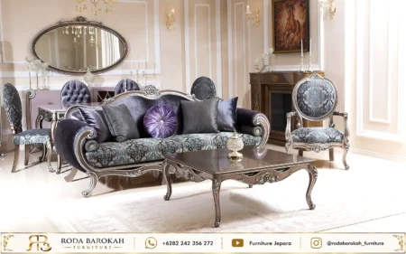 Set Sofa Tamu Mewah Jepara Style Neo Classic Terbaru
