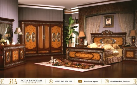 Ukiran Kayu Jepara Set Kamar Tidur Sultan Luxury