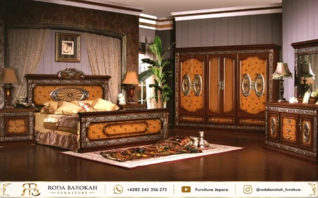 Ukiran Kayu Jepara Set Kamar Tidur Sultan Luxury